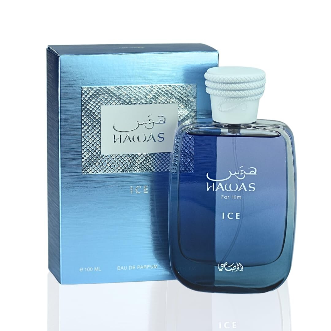 Rasasi Hawas Ice Eau de Parfum – 100ml (3.4 fl oz) | For Men