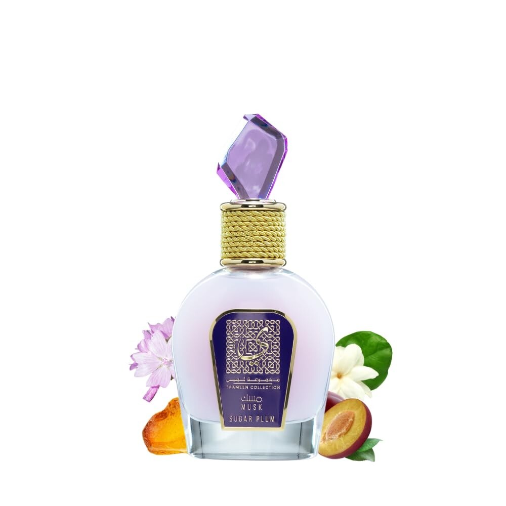 Lattafa Thameen Musk Sugar Plum Eau de Parfum – 100ml (3.4 fl oz) | Unisex