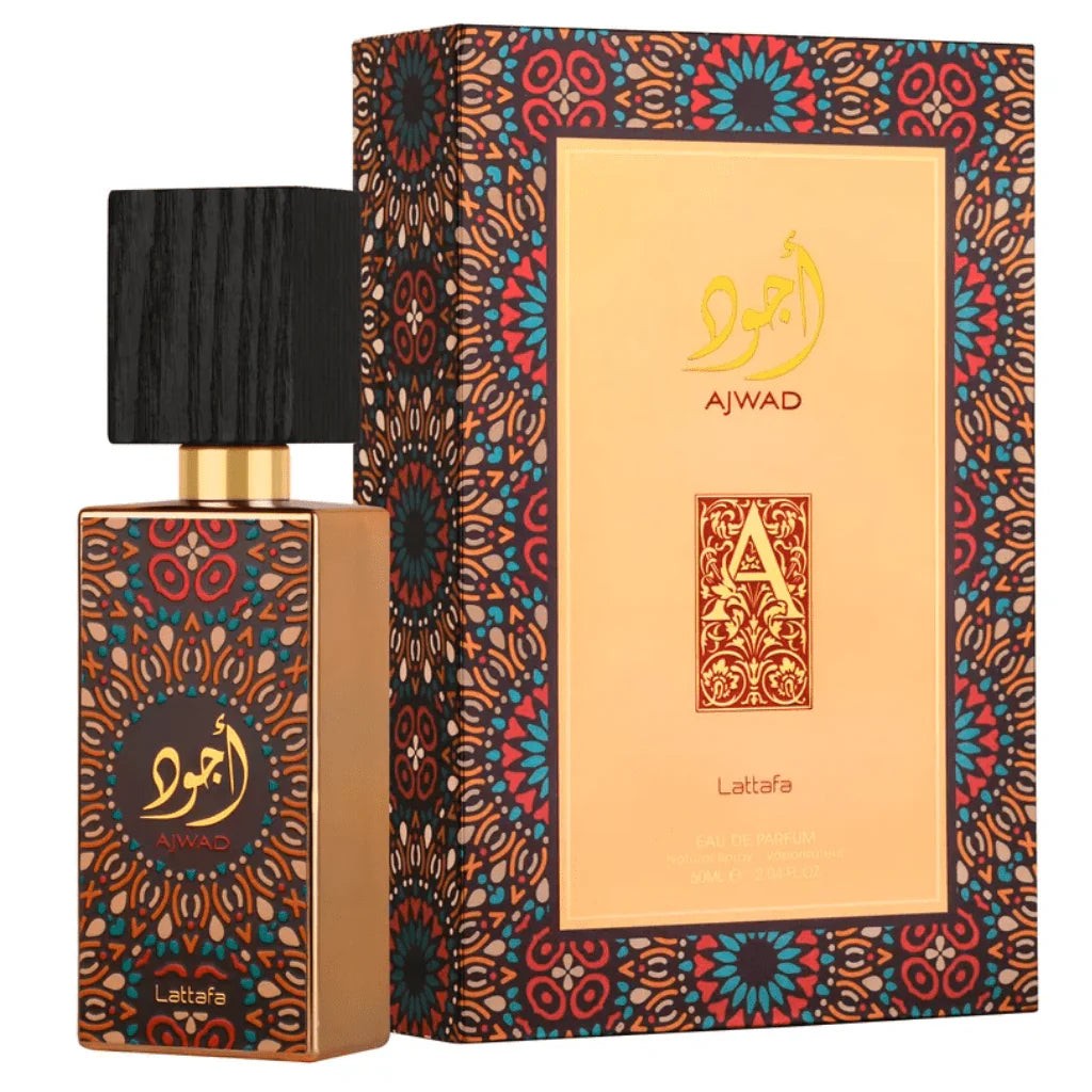 Lattafa Ajwad Eau De Parfum Spray for Unisex, 2.0 Ounce