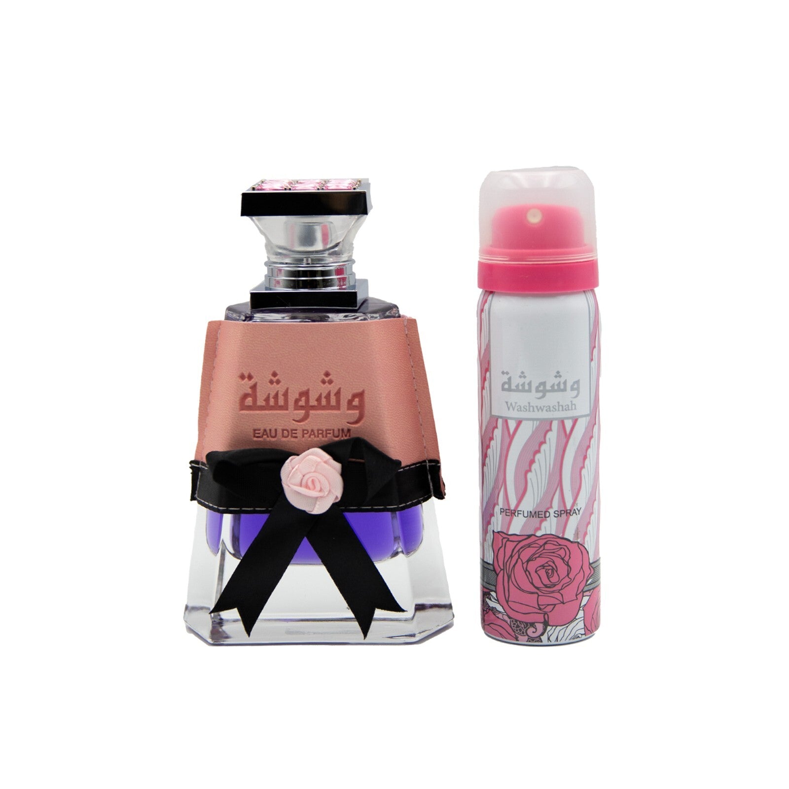 Lattafa Washwashah Gift Set | EDP 3.4 oz + Perfumed Spray 1.7 oz | for Women