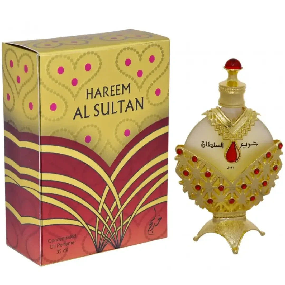 Hareem Al Sultan Gold Perfume Oil by Khadlaj – 35ml