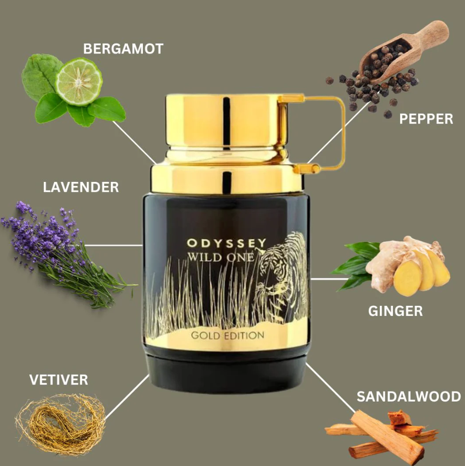 Armaf Odyssey Wild One Gold Edition Eau de Parfum 3.4 oz (100 ml) | for Men