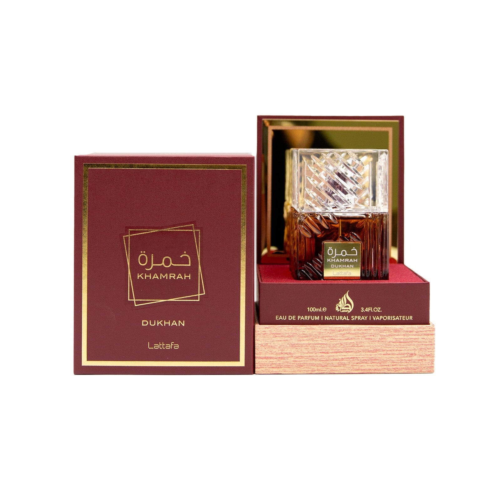 Lattafa Khamrah Eau de Parfum 3.4 oz (100ml) | Original • Qahwa • Dukhan
