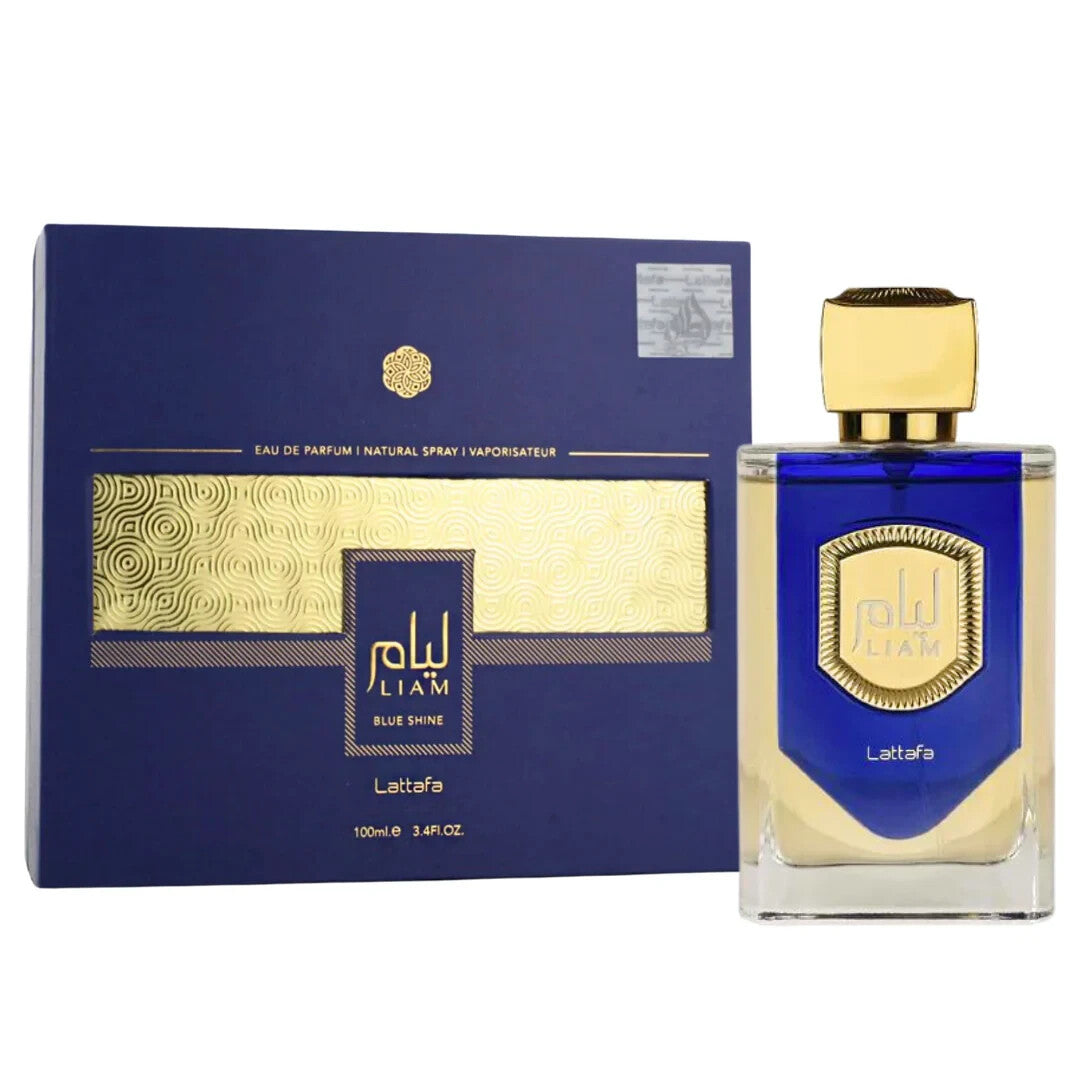 Liam Blue Shine EDP Spray 100ML (3.4 OZ) by Lattafa for Men & Women.