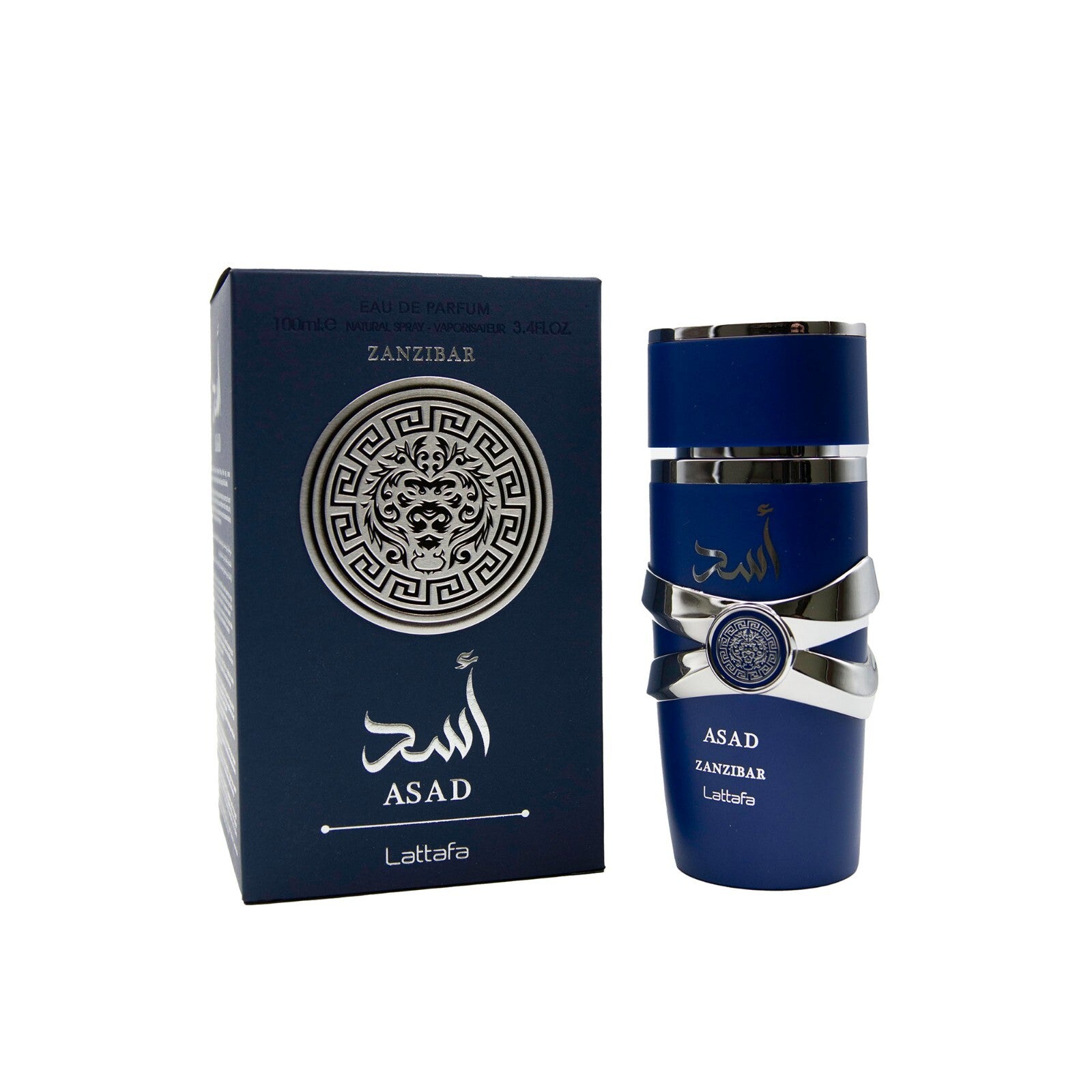 Lattafa Asad Eau de Parfum 3.4oz (100ml) | Original, Bourbon, Zanzibar | for Men