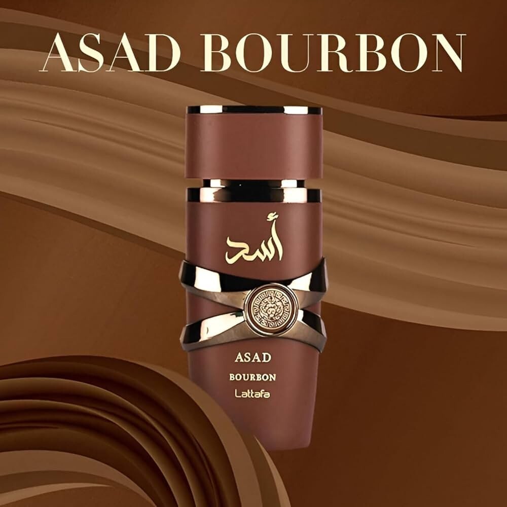 Lattafa Asad Bourbon Eau de Parfum – 100ml (3.4 fl oz) | For Men