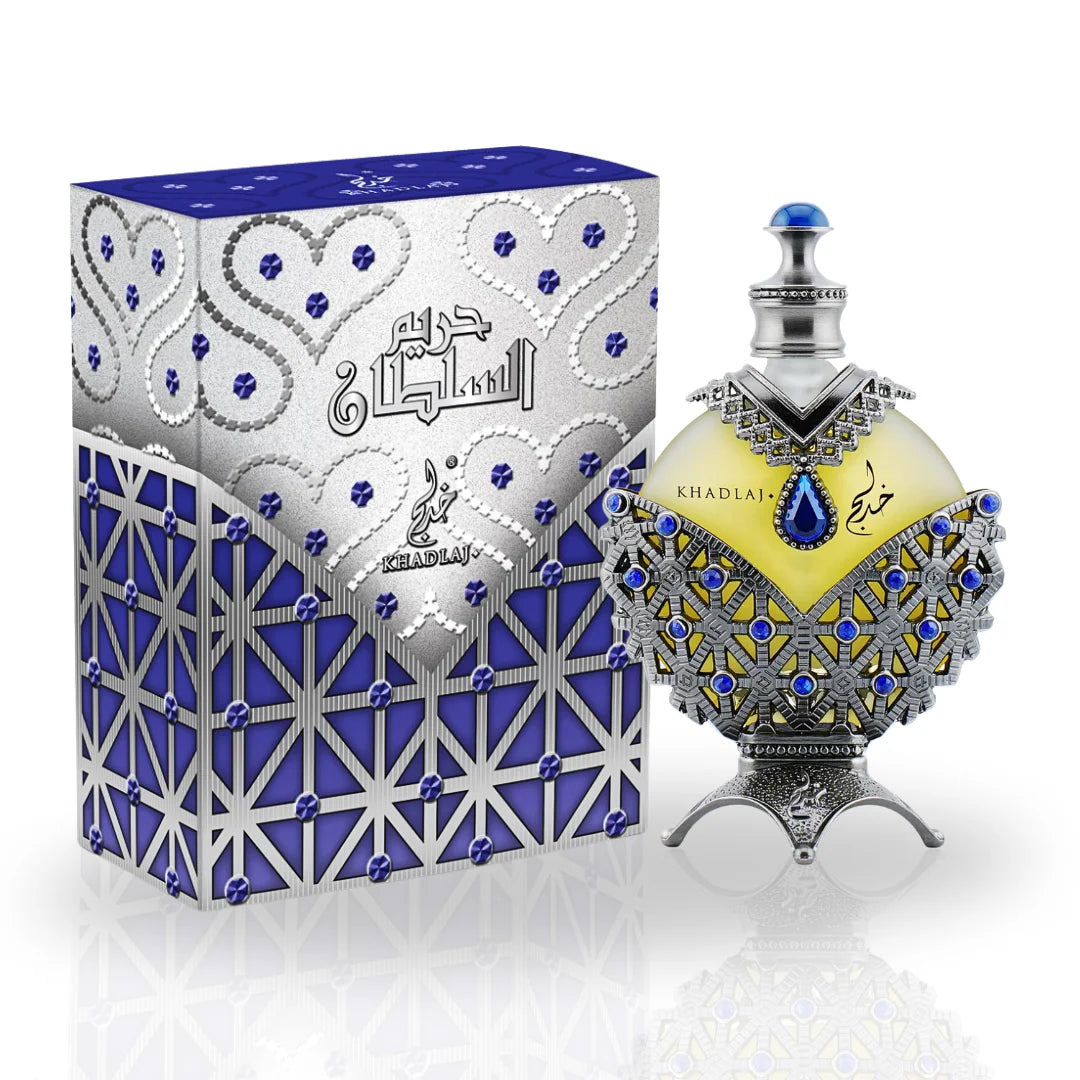 Khadlaj Hareem Al Sultan Blue Antique Perfume Oil 1.18 oz (35ml) | for Unisex
