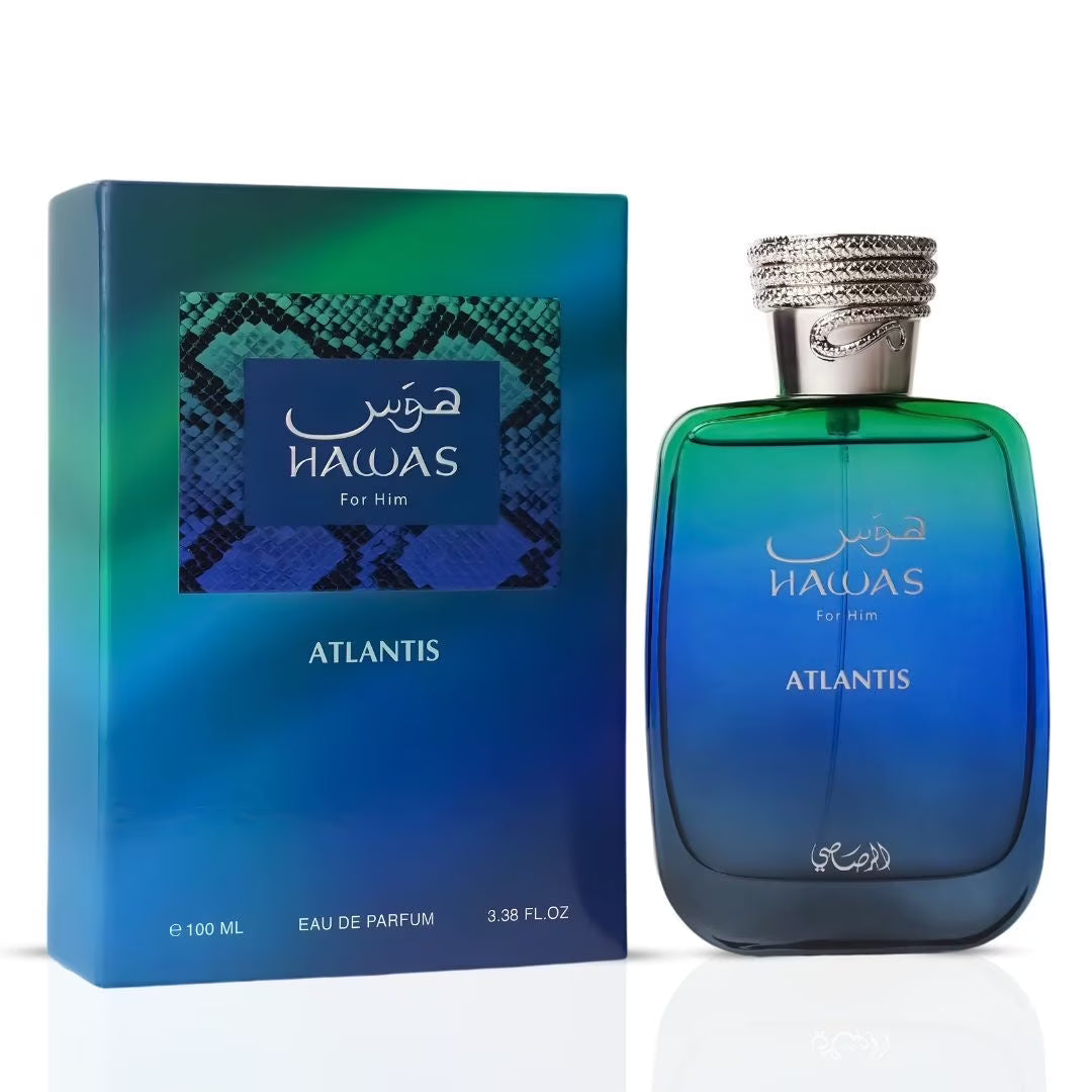 Rasasi Hawas Atlantis Eau de Parfum 3.4 oz (100ml) | for Men