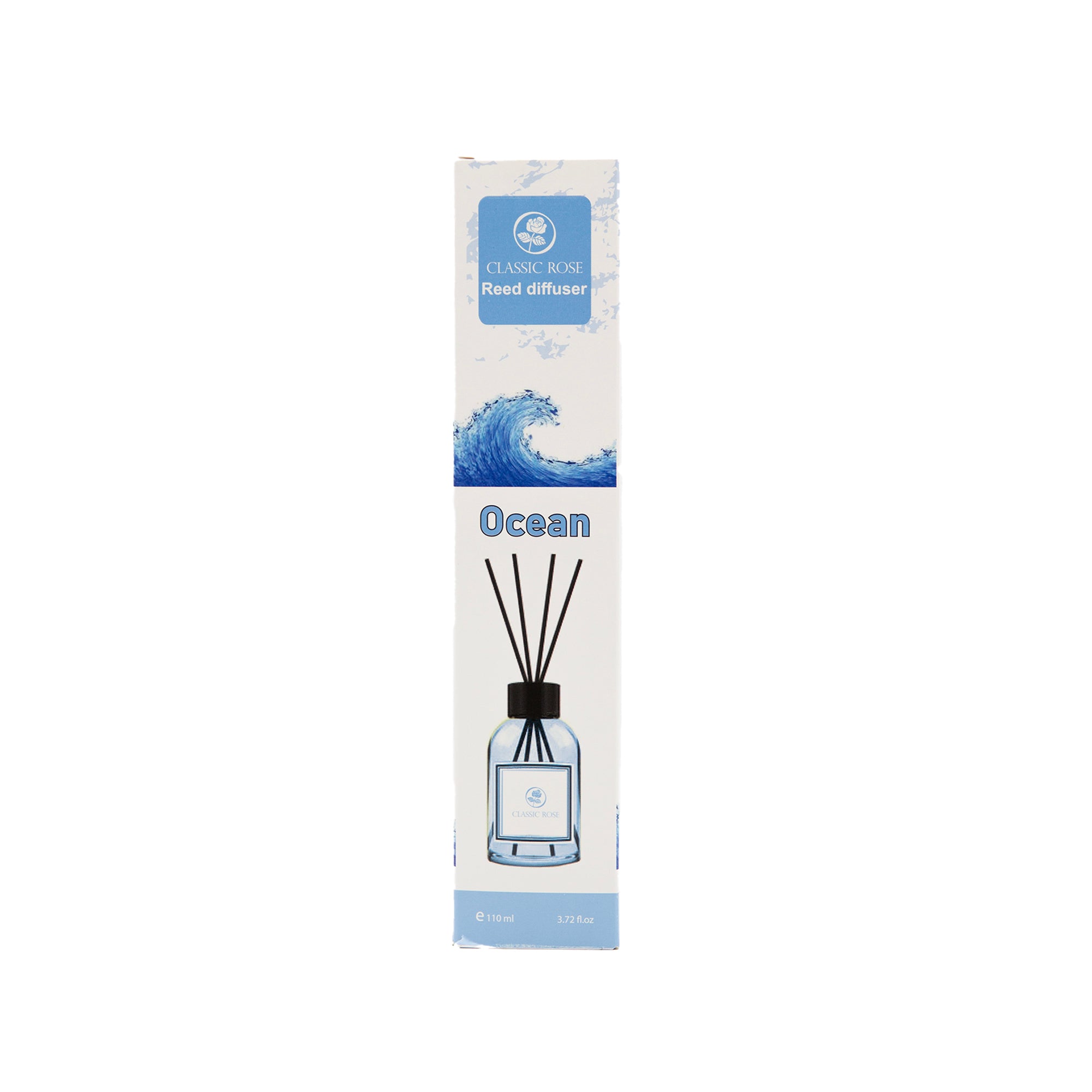 Classic Rose Reed Diffuser 3.72 oz (110ml) | Long-Lasting Home Fragrance with Sticks