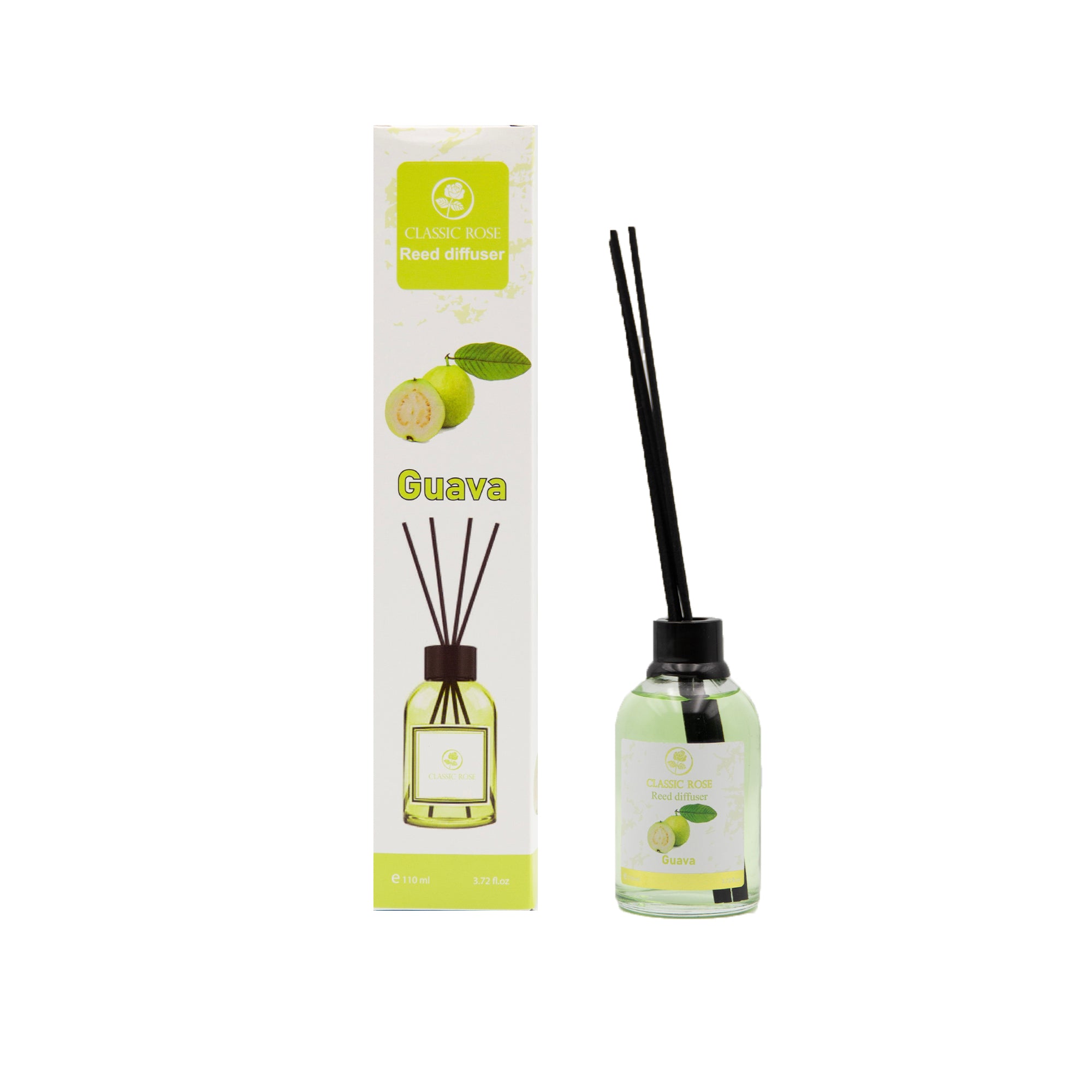 Classic Rose Reed Diffuser 3.72 oz (110ml) | Long-Lasting Home Fragrance with Sticks