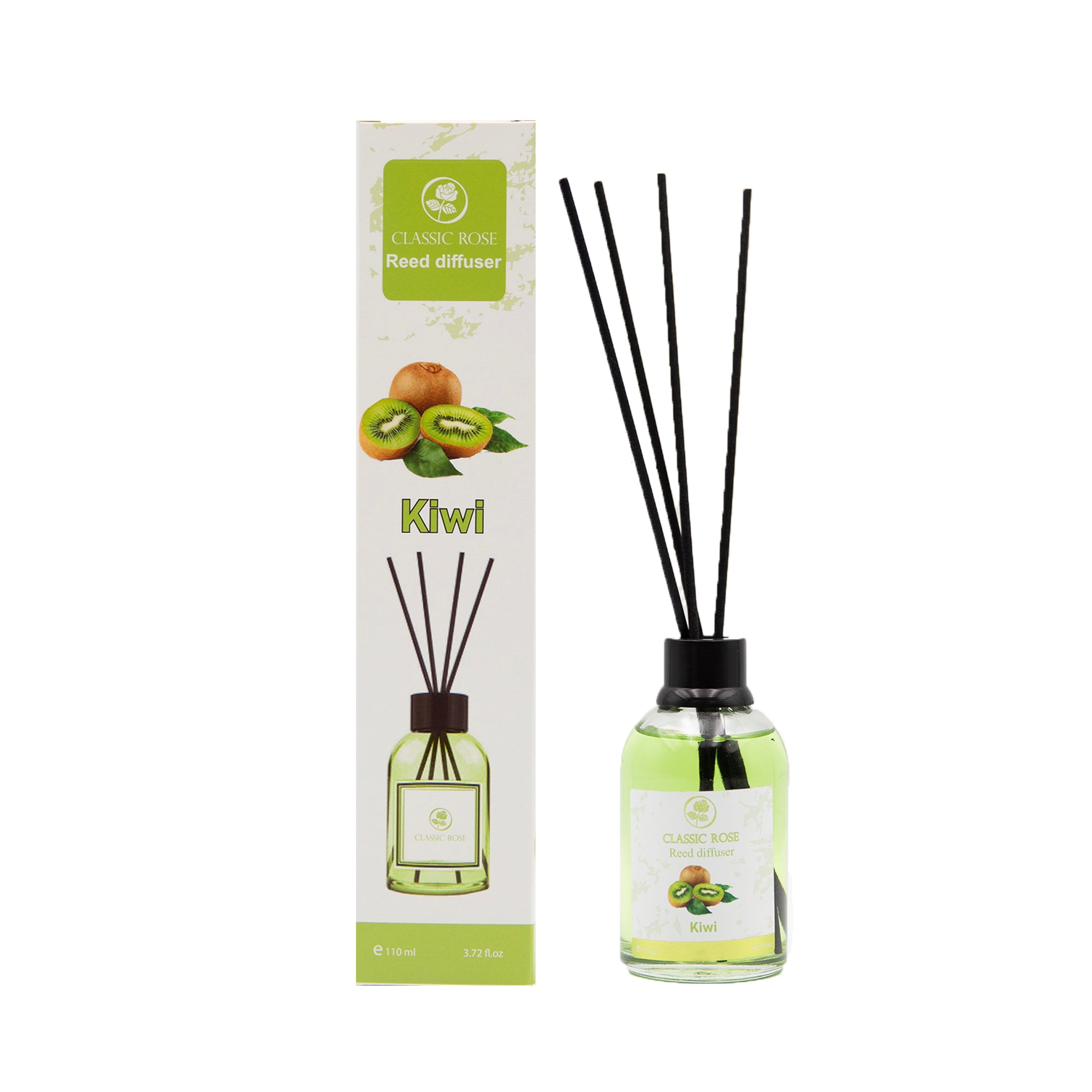 Classic Rose Reed Diffuser 3.72 oz (110ml) | Long-Lasting Home Fragrance with Sticks