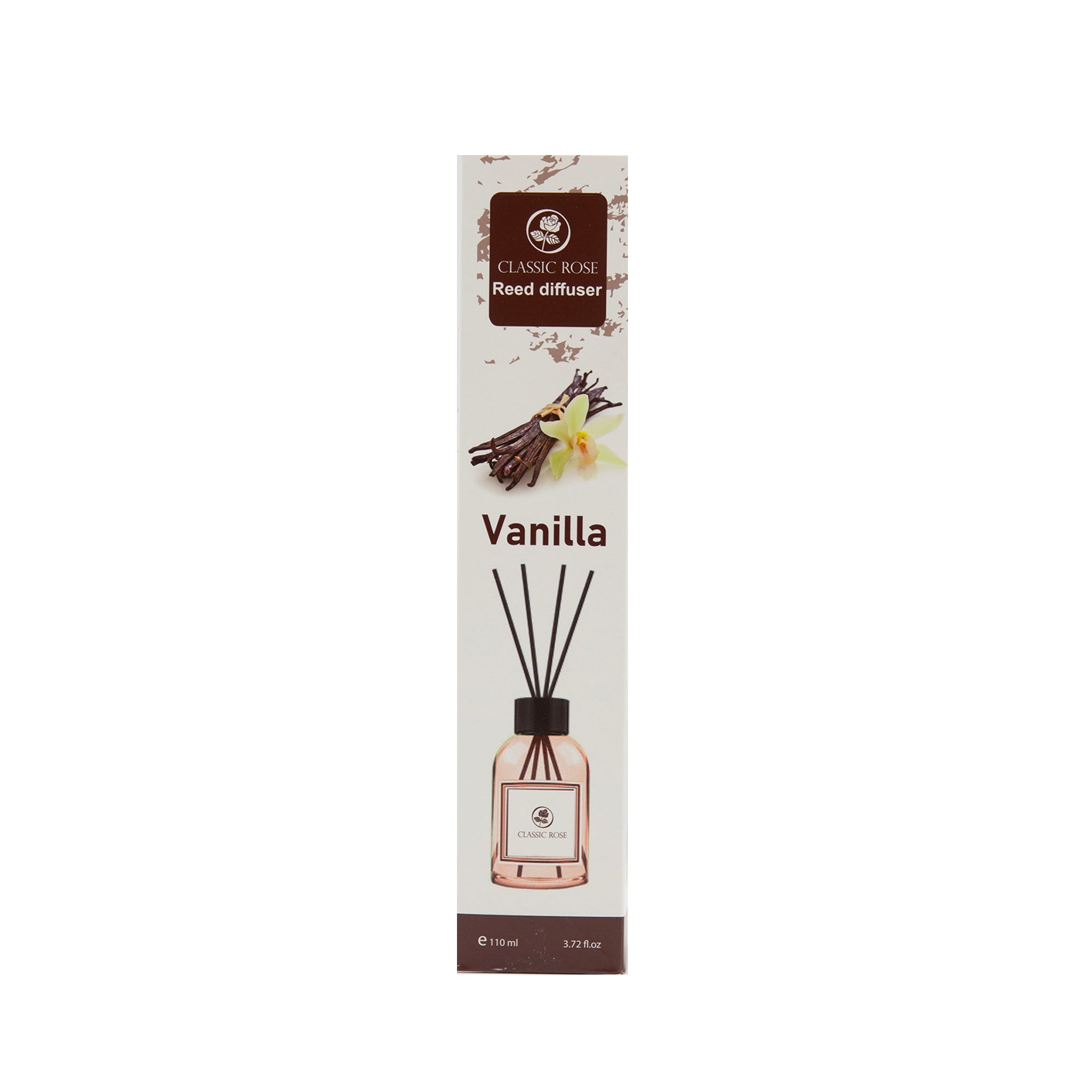 Classic Rose Reed Diffuser 3.72 oz (110ml) | Long-Lasting Home Fragrance with Sticks