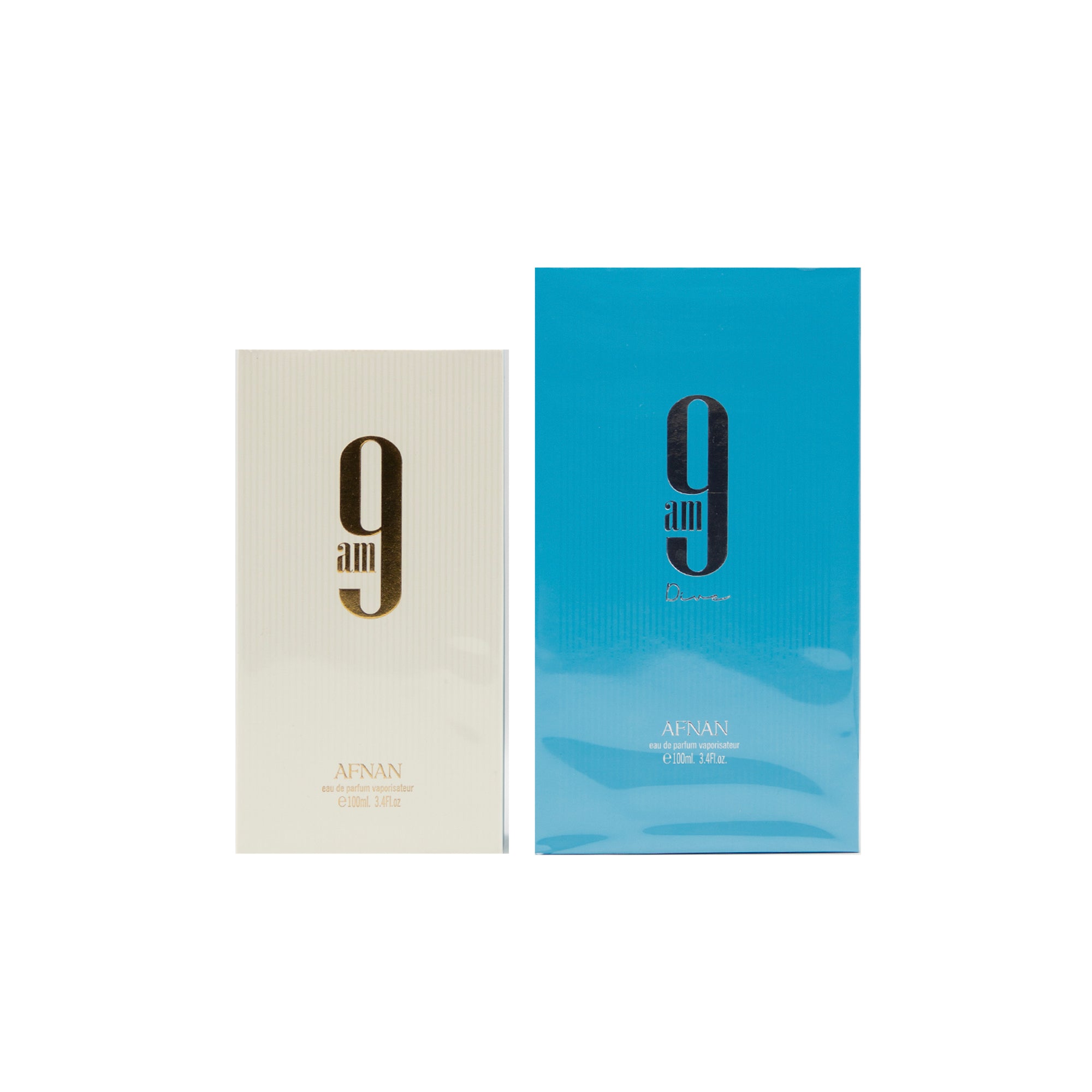 Afnan 9AM Eau de Parfum 3.4 oz (100ml) | Pour Femme • Pour Homme • Dive