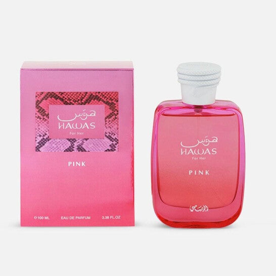Rasasi Hawas Pink Eau de Parfum 3.4 oz (100ml) | for Women