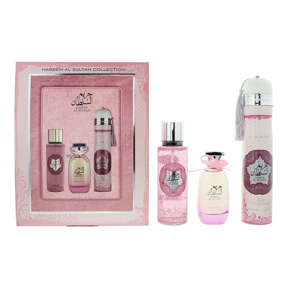 Ard Al Zaafaran Hareem Al Sultan Collection Gift Set | Perfume, Body Spray & More | for Women
