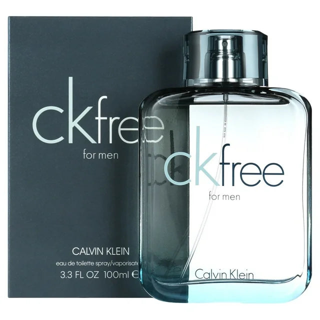 Calvin Klein CK Free EDT – 3.3 oz (100ml) | Fresh Woody Cologne for Men