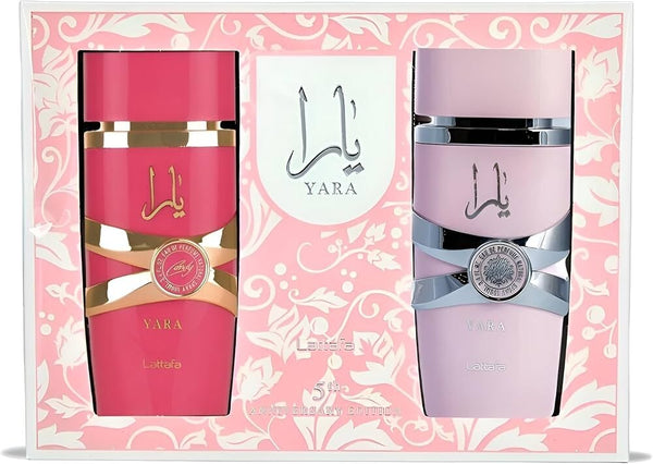 Lattafa Yara + Yara Candy 5th Anniversary Edition Gift Set – 2x100ml (3.4fl.oz)