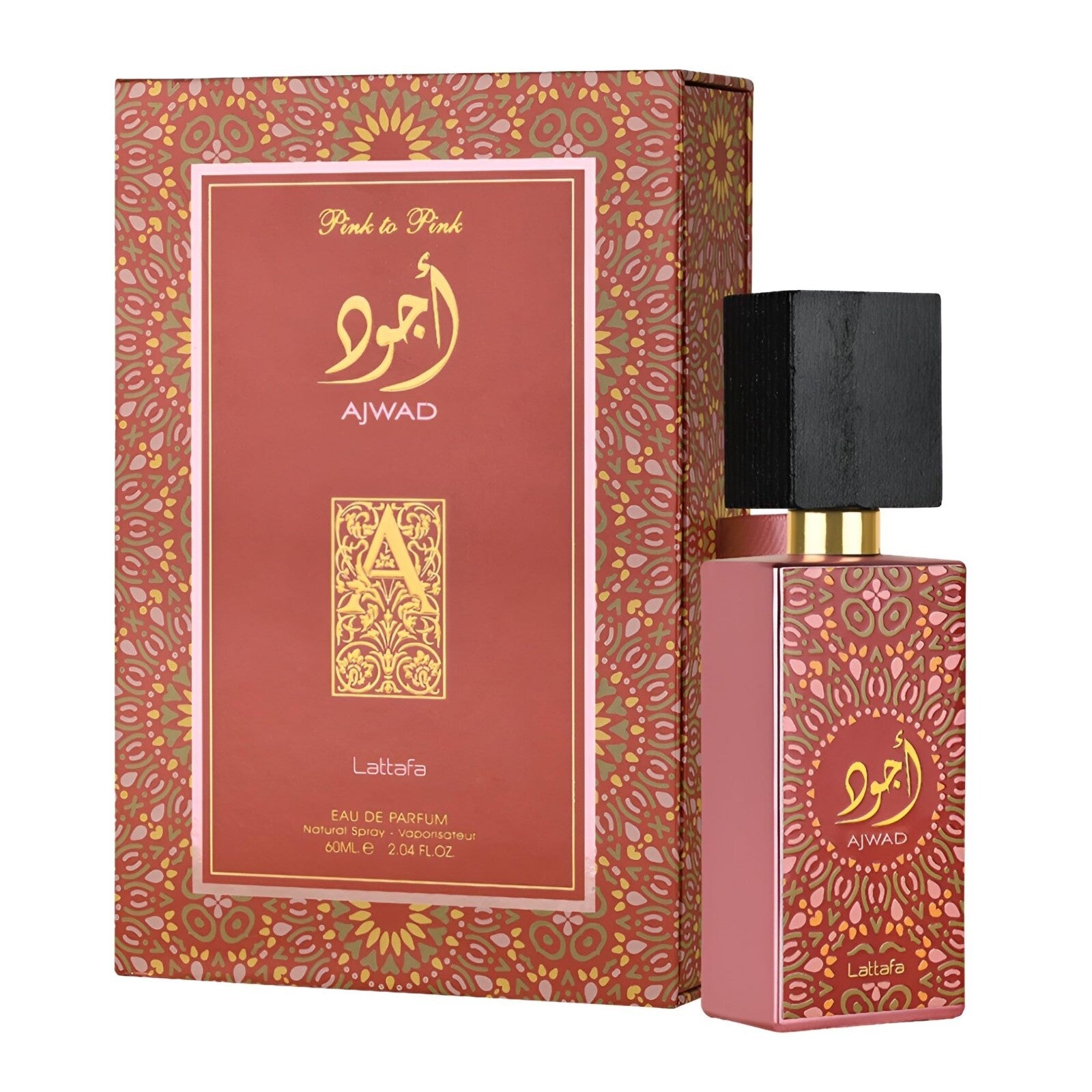 Lattafa Ajwad Pink to Pink Eau de Parfum – 100ml (3.4 fl oz) | For Women