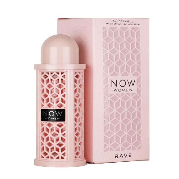 NOW WOMEN Pink Lattafa Rave EDP  3.4 oz / 100 ml For Women