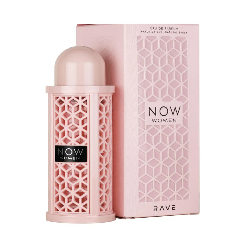 NOW WOMEN Pink Lattafa Rave EDP  3.4 oz / 100 ml For Women