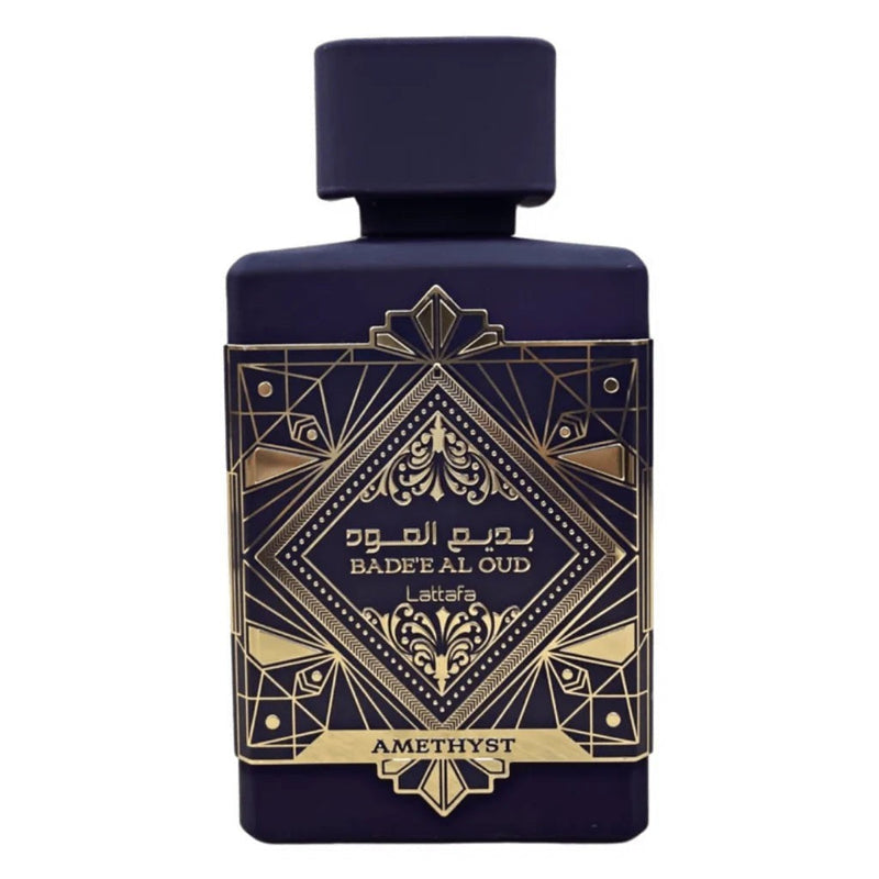 Lattafa Bade'e Al Oud Amethyst for Unisex Eau de Parfum Spray, 3.4 Ounce / 100