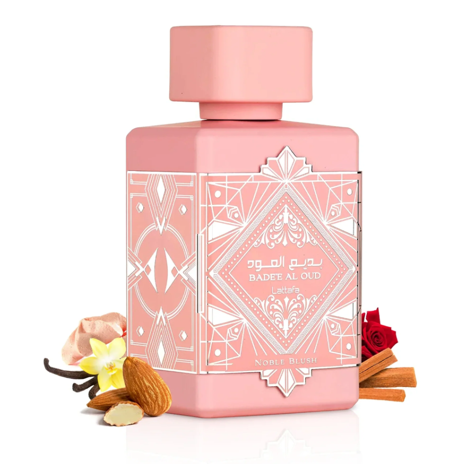 Lattafa Bade'e Al Oud Noble Blush Eau de Parfum – 100ml (3.4 fl oz) | For Women