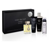 Armaf Club De Nuit 4-Piece Gift Set | EDT 3.4 oz Body Spray, Shower Gel, Shampoo