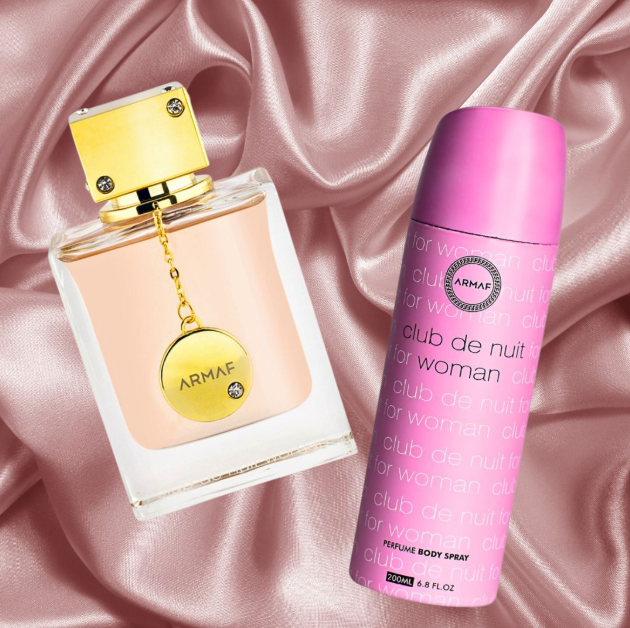 Armaf Club De Nuit 2-pc Gift Set | EDP 3.6 oz + Body Spray 6.8 oz | Women Gift