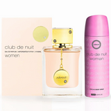 Armaf Club De Nuit 2-pc Gift Set | EDP 3.6 oz + Body Spray 6.8 oz | Women Gift