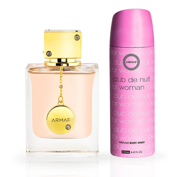 Armaf Club De Nuit 2-pc Gift Set | EDP 3.6 oz + Body Spray 6.8 oz | Women Gift