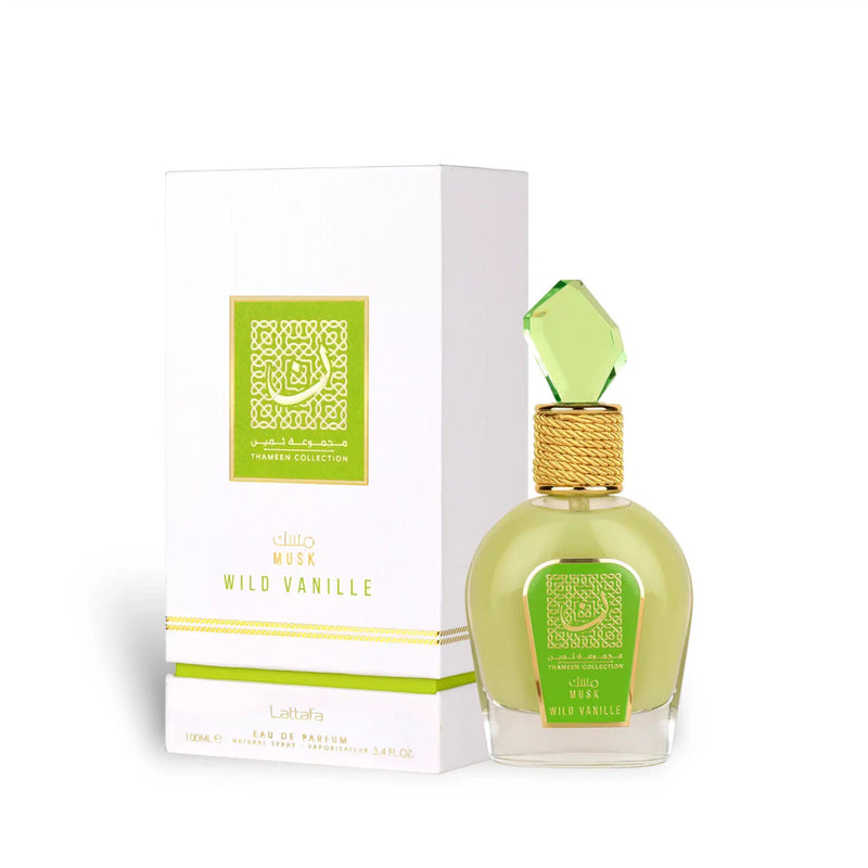 Lattafa Thameen Musk Eau de Parfum 3.4 oz (100ml) | Sugar Plum • Wild Vanille