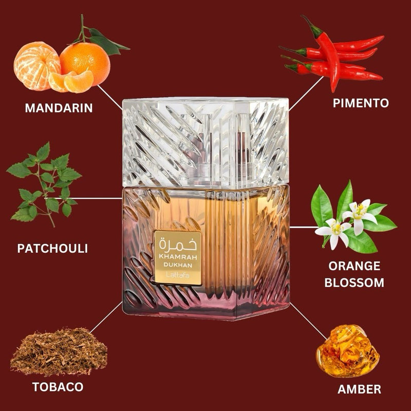 KHAMRAH DUKHAN EAU DE PARFUM SPRAY 100ML (3.4 OZ) BY LATTAFA