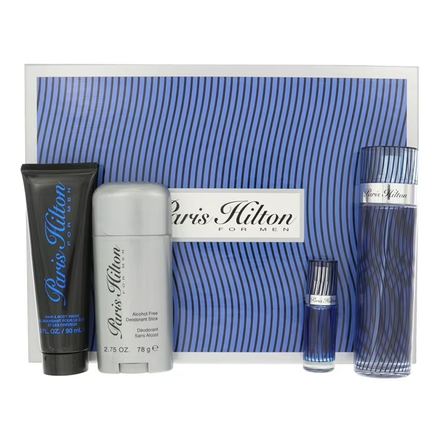 Paris Hilton by Paris Hilton Men's Gift Set -- 3.4 oz  Eau De Toilette Spray + 3