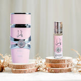 Lattafa Yara EDP 3.4 oz + Ard Al Zaafar  Yara Roll-On Oil 0.34 oz | 2ct boundle