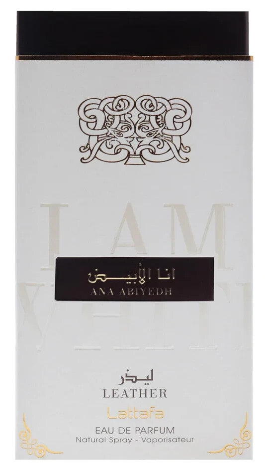 Ana Abiyedh Leather by Lattafa perfume for unisex EDP 2.04 oz New in Box