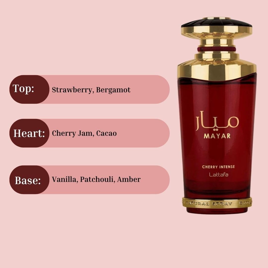 Lattafa Mayar Cherry Intense Eau de Parfum 3.4 oz (100 ml) | for Women