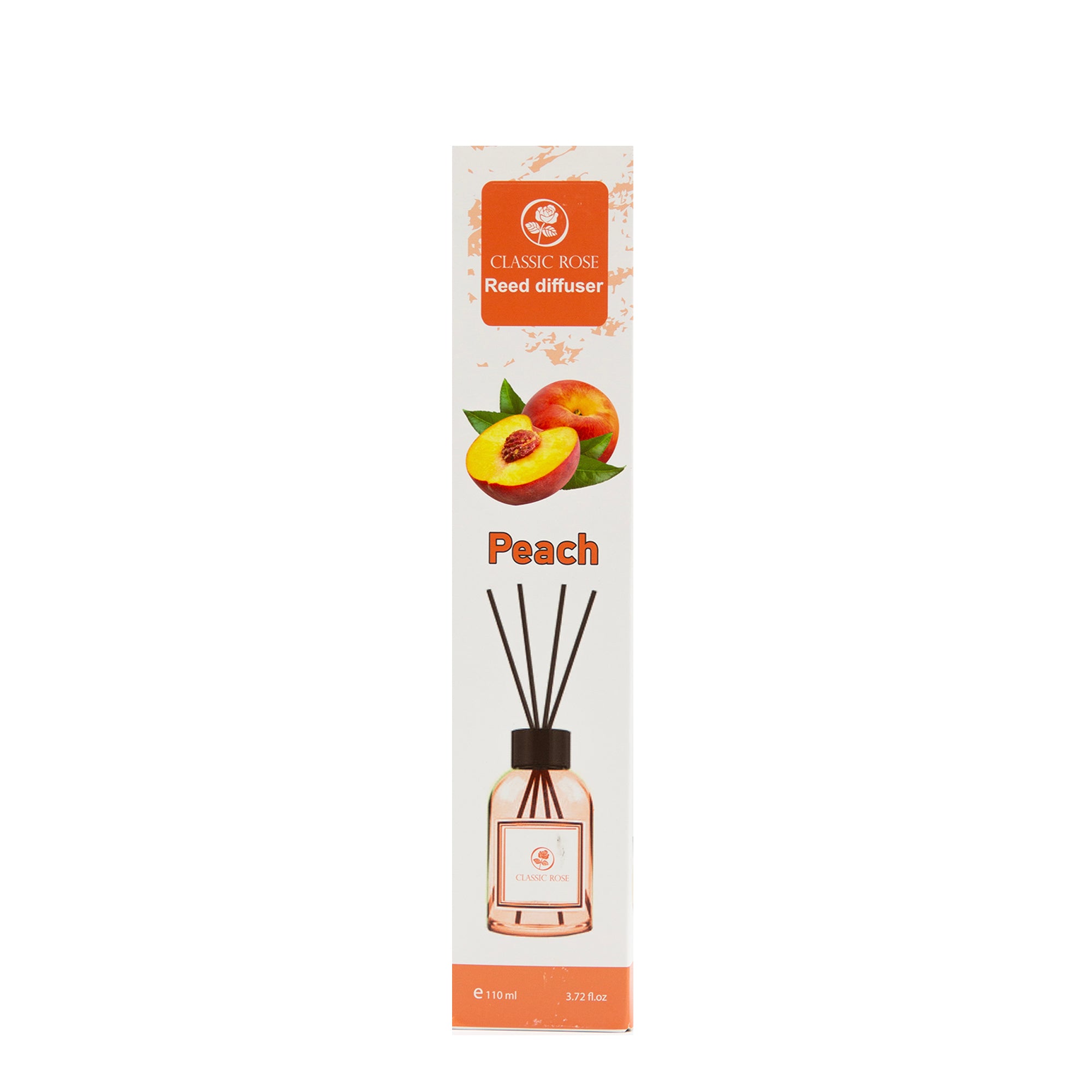Classic Rose Reed Diffuser 3.72 oz (110ml) | Long-Lasting Home Fragrance with Sticks