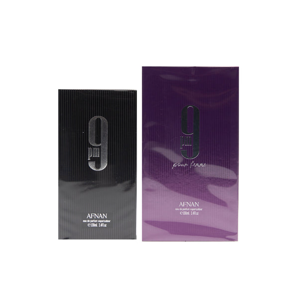 Afnan 9PM Eau de Parfum 3.4 oz (100ml) | Pour Femme • Original • Rebel | Unisex