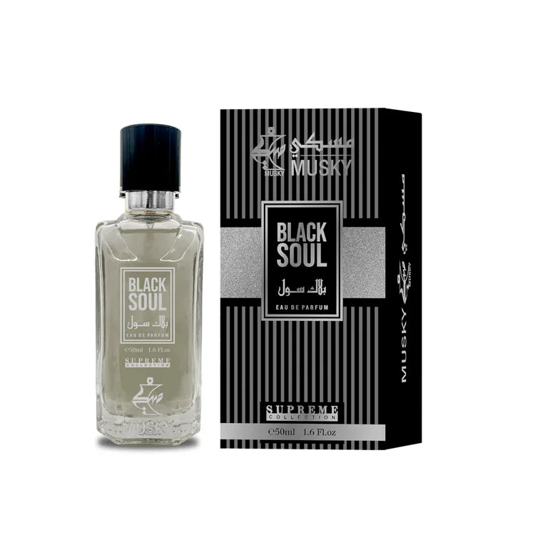Musky Black Soul Eau de Parfum - Supreme Collection 50ml / 1.6Fl.oz