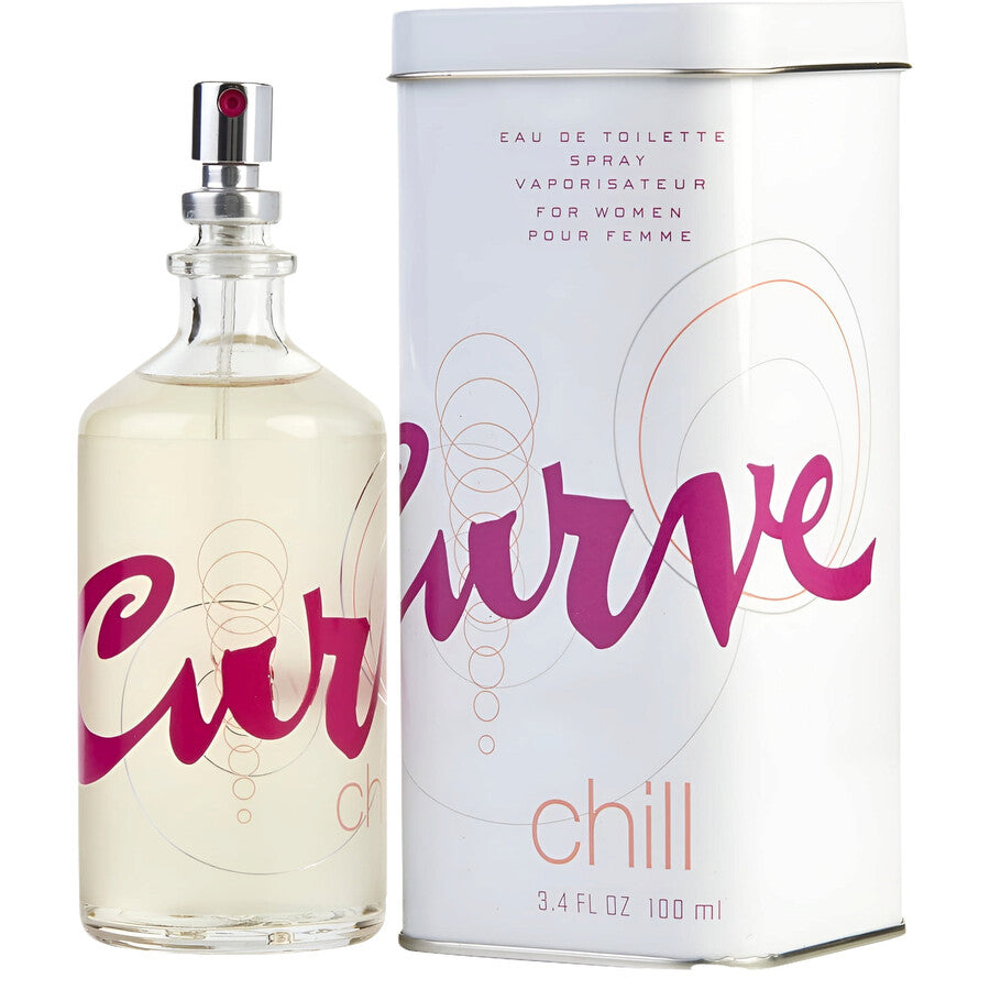 Liz Claiborne Curve Chill Eau de Toilette 3.4 oz (100ml) | Fresh Citrus & Floral Perfume for Women